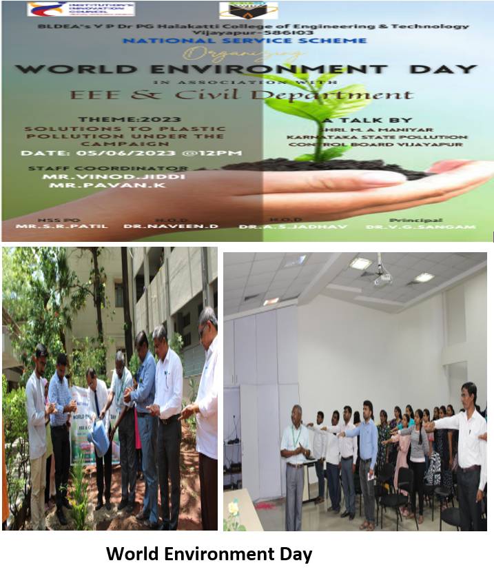 BLDEA's V. P. Dr. P. G. Halakatti College of Engineering and Technology, Vijayapura, ISR Events
