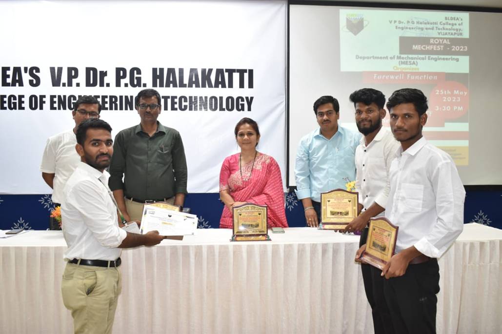 BLDEA's V. P. Dr. P. G. Halakatti College of Engineering and Technology, Vijayapura - Mechanical Engineering Events