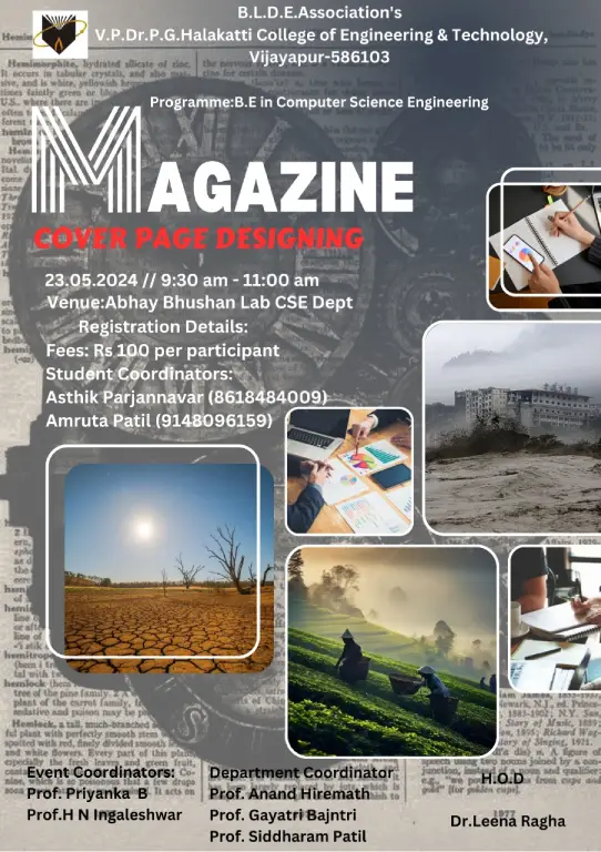 BLDEA's V. P. Dr. P. G. Halakatti College of Engineering and Technology, - News & Events 2024