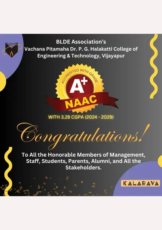 BLDEA's V. P. Dr. P. G. Halakatti College of Engineering and Technology, - News & Events 2024