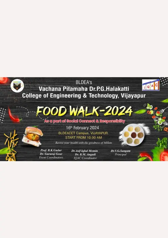 BLDEA's V. P. Dr. P. G. Halakatti College of Engineering and Technology, - News & Events 2024